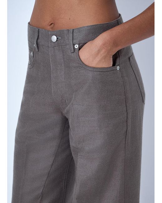 Rick Owens Gray Geth Pants