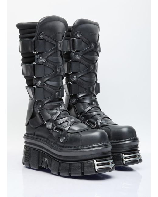 Vetements Black Tower Boots for men