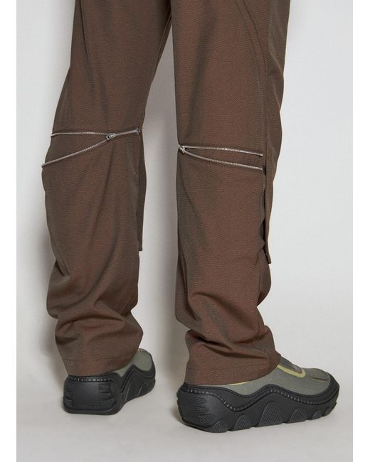 Kiko Kostadinov Brown Tonino Utility Pants for men