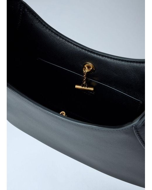 Khaite Blue Small Joan Leather Hobo Bag
