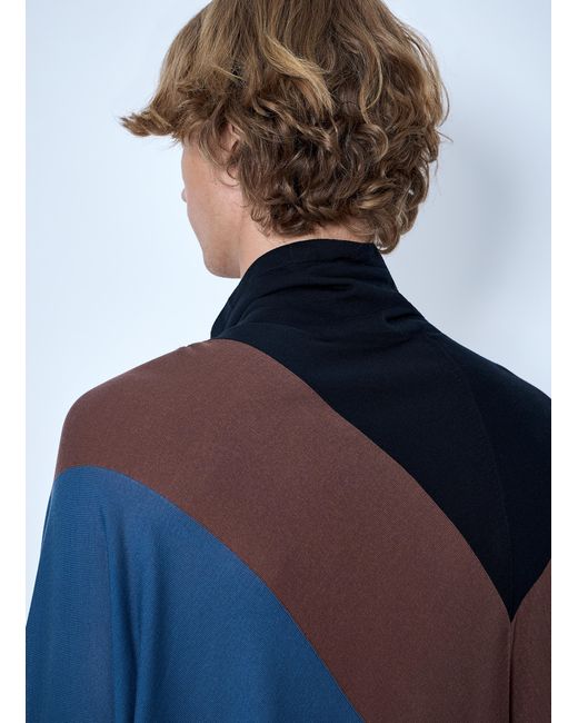 Kiko Kostadinov Blue Sigo Knit Pullover for men