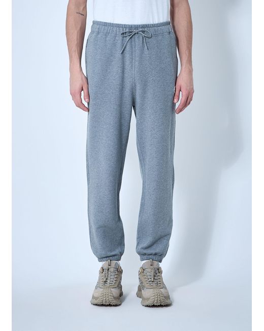 Moncler X Fragment Hiroshi Fujiwara Blue Logo Patch Track Pants for men
