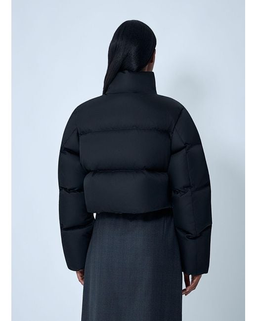 Prada Blue Short Re-Nylon Down Jacket