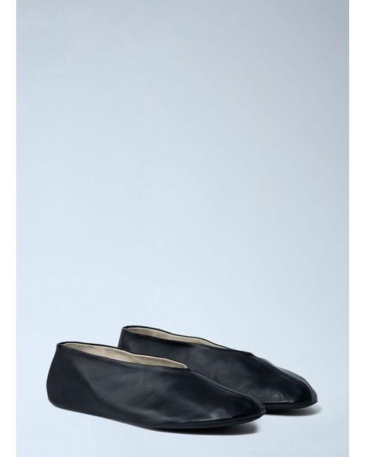 The Row Black Stella Flats