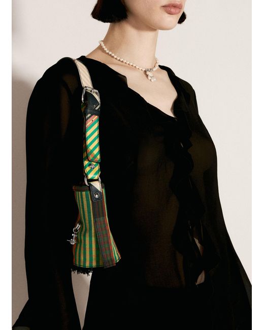 Vivienne Westwood Black Heather Shoulder Bag