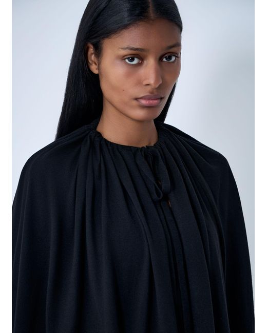 Totême  Blue Drawstring Cape