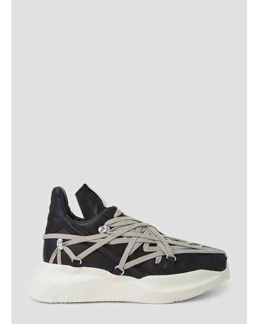 Rick Owens Megalace Runner Sneakers in Black for Men | Lyst Canada