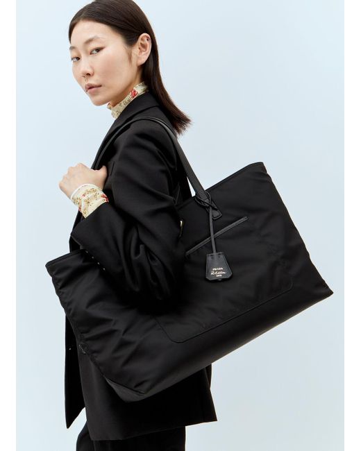 Prada Re-Edition 1978 Re-Nylon Tote Bag in Gray | Lyst