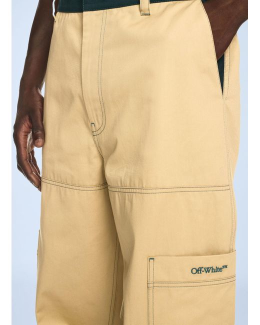 Off-White c/o Virgil Abloh Multicolor Off Stitch Cargo Pants for men