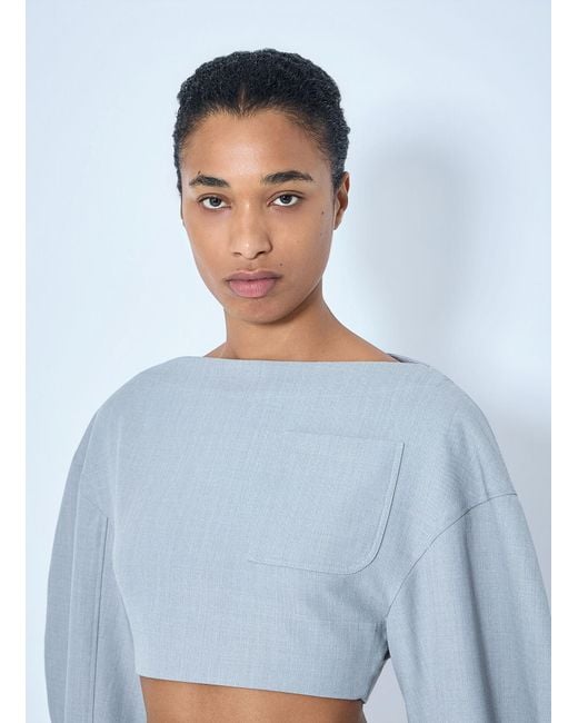 Jacquemus Blue Le Haut Casaco Top
