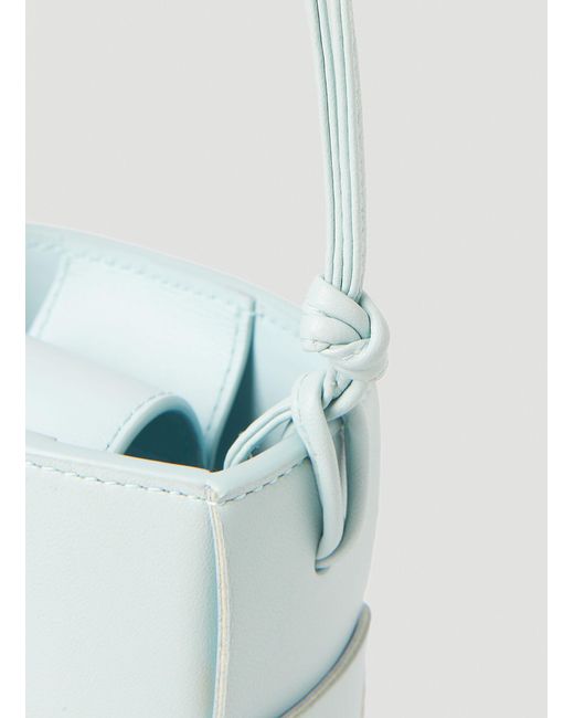 Bottega Veneta White Intreccio Phone Pouch