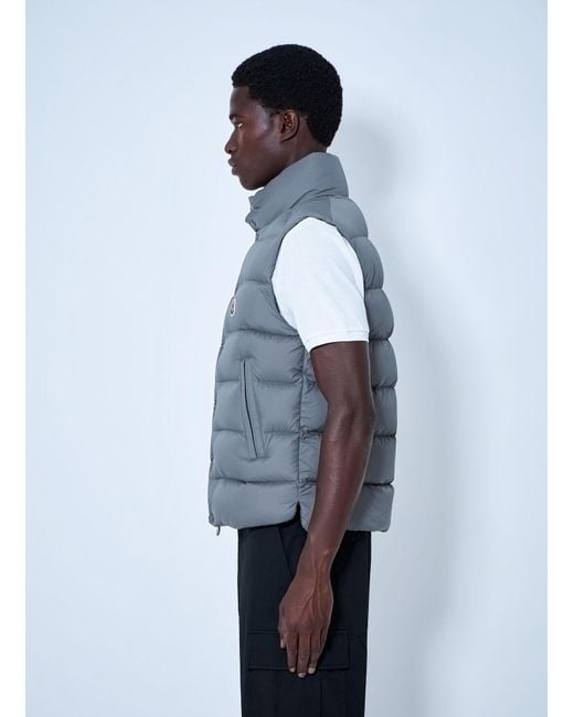 Moncler Blue Tibb Down Gilet for men