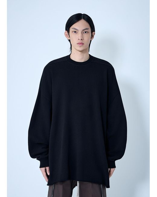 Rick Owens Blue Tommy T Sweatshirt for men