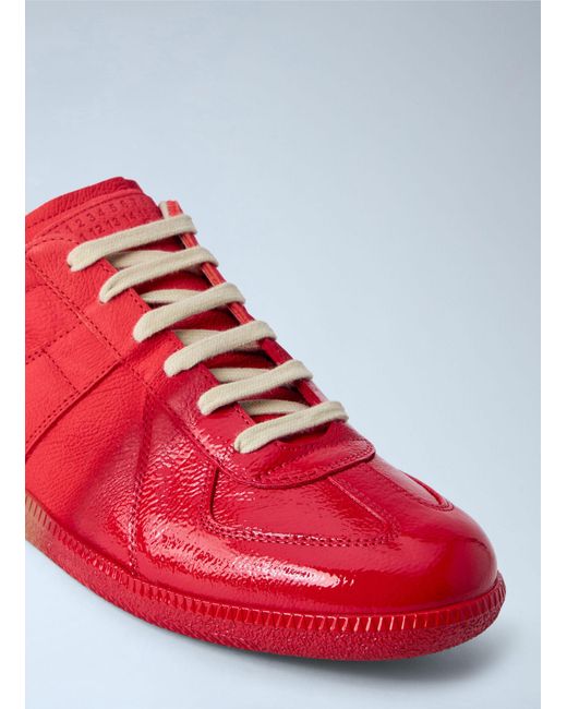 Maison Margiela Red Replica Sneakers for men