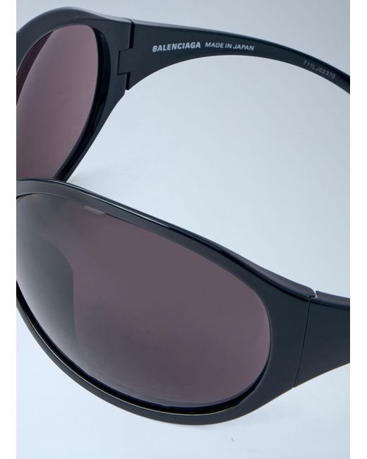 Balenciaga Black Phantom Round Sunglasses