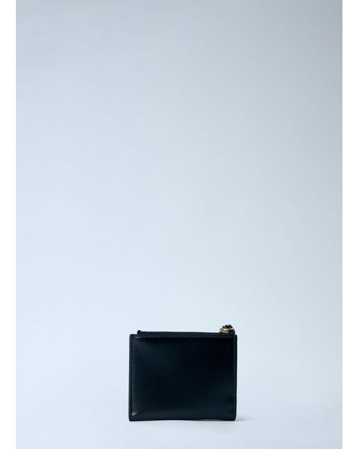 Jil Sander Black Tangle Mini Wallet