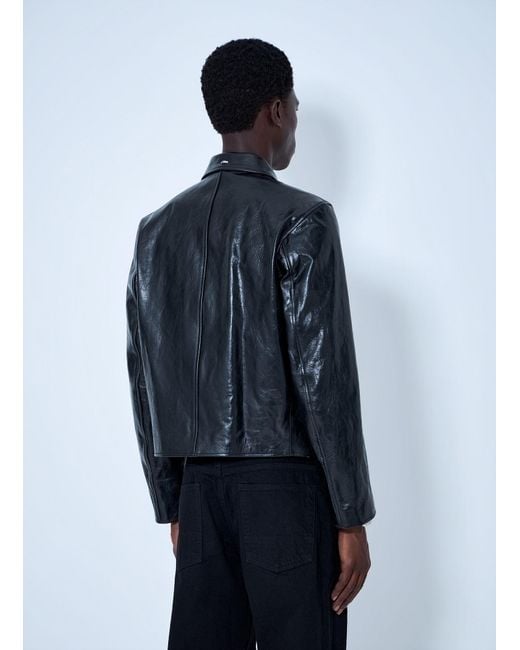 Our Legacy Blue Mini Jacket Top Dyed for men