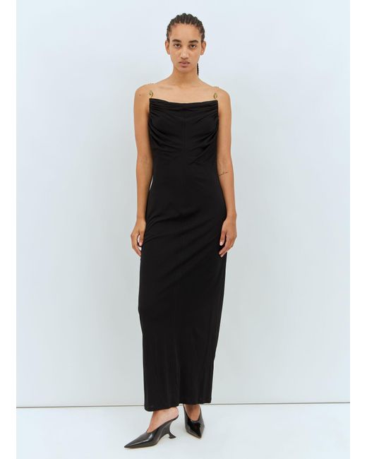 Bottega Veneta Black Viscose Jersey Dress