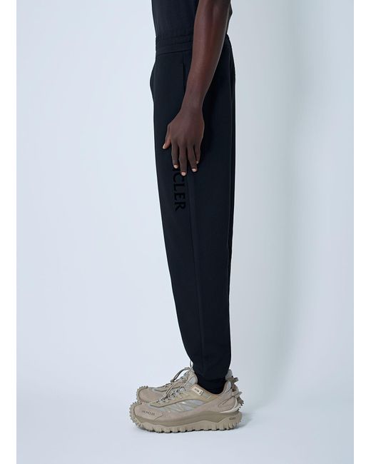 Moncler Blue Logo Motif Track Pants for men