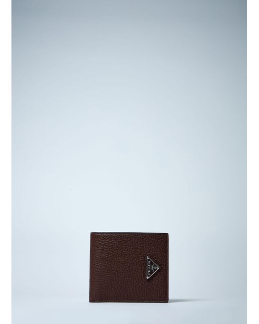 Prada Blue Bi-Fold Wallet for men