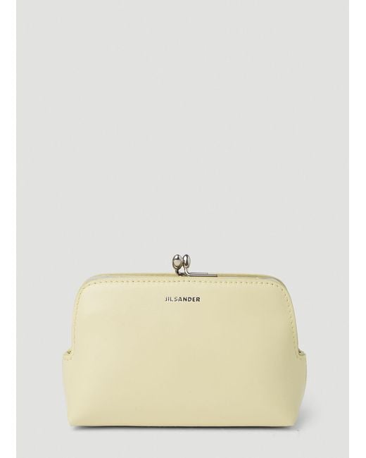 Jil Sander Natural Goji Micro Clutch Bag