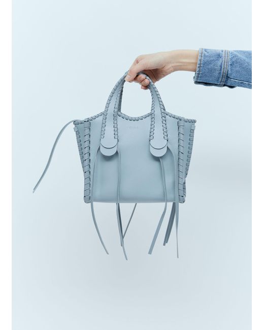 Chloé Blue Small Mony Tote Bag