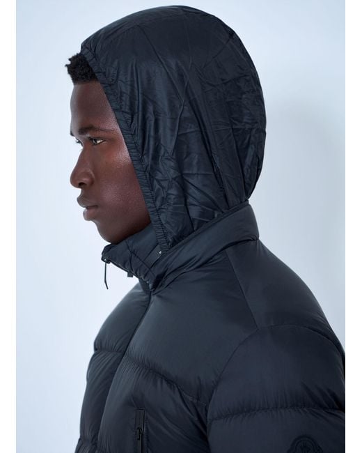 Moncler Blue Dalalven Short Down Jacket for men