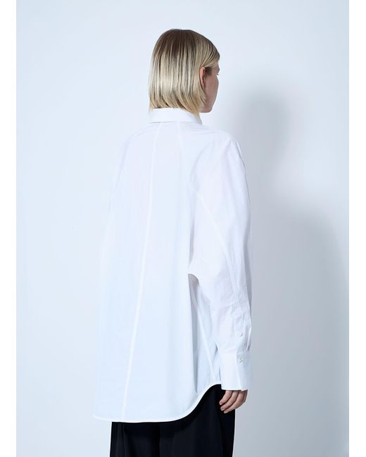 Totême  White Raw Raglan Shirt