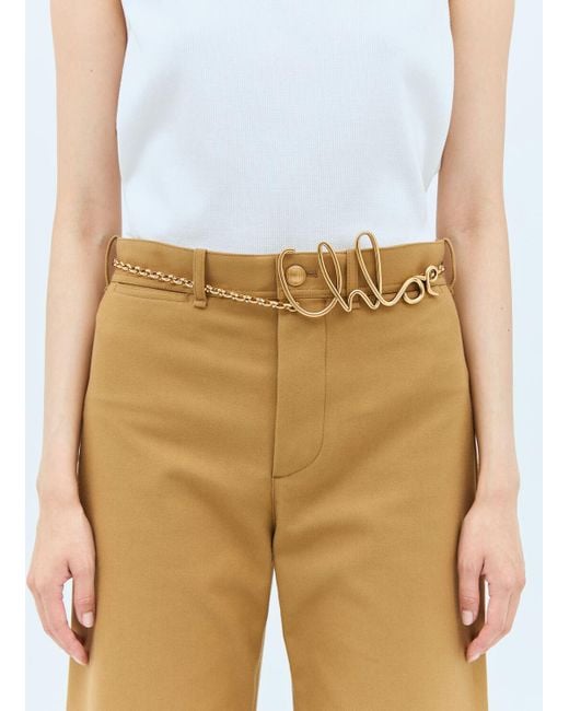 Chloé Iconic Small Belt in Blue | Lyst