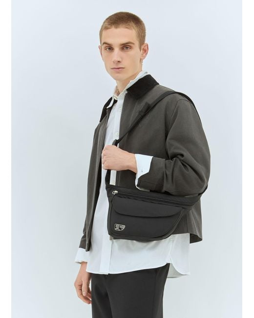 Burberry Shield Belt Bag in Grey for Men | Lyst Australia