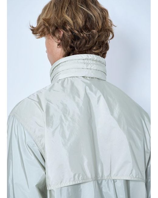 Prada Gray High-Neck Zip Jacket for men