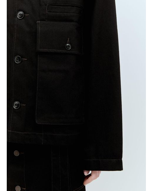 Lemaire Black Boxy Jacket
