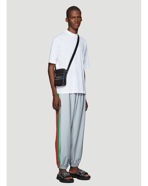 mens reflective track pants