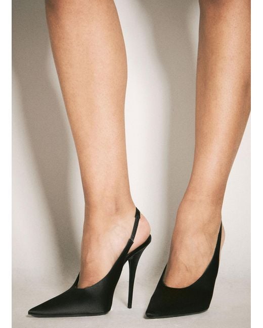 Saint Laurent Multicolor L'Entracte Slingback Pumps