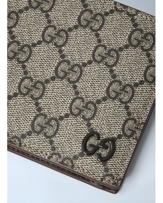 Gucci Blue Gg Bi-Fold Wallet for men