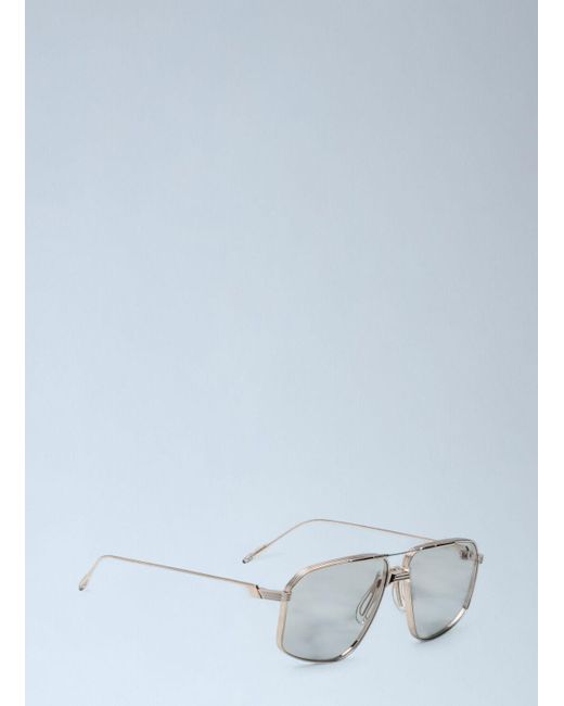 Jacques Marie Mage Blue Jagger Aviator Sunglasses