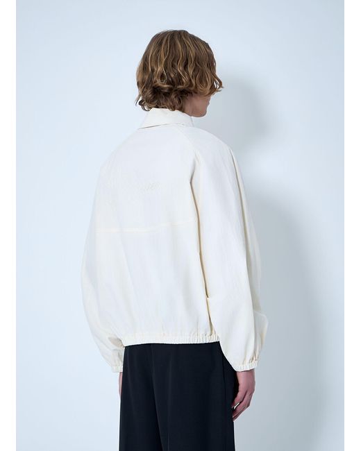 Jacquemus White Zip-Front Jacket for men