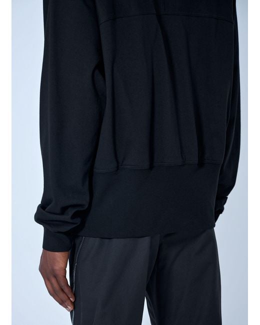 Rick Owens Blue High-Neck Zip-Up Jacket for men