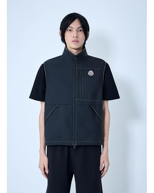 Moncler Blue Ansiei Vest for men