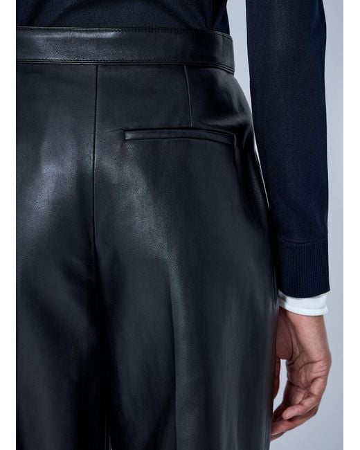Bottega Veneta Blue Soft Semi Shiny Nappa Trousers