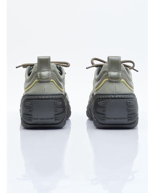 Kiko Kostadinov Gray Tonkin Canvas Sneakers for men