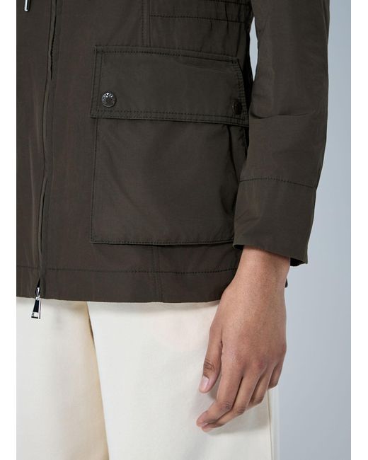 Moncler Gray Leandro Short Parka Jacket