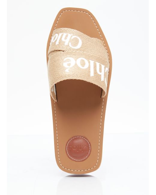 chloé woody flat mule