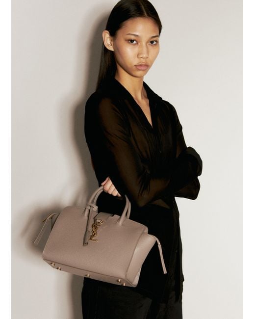 Saint Laurent Downtown Baby Shoulder Bag in Black | Lyst