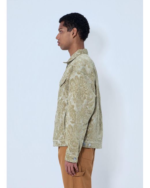 Junya Watanabe Natural Patterned Denim Jacket for men