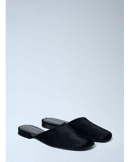 The Row Black Penelope Mules