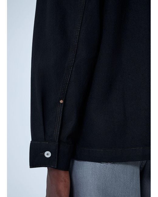 Lemaire Blue Workwear Overshirt for men