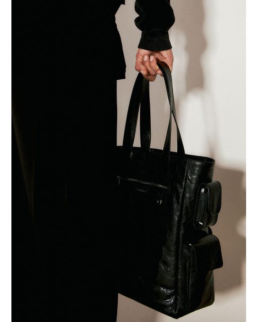 Balenciaga Black Superbusy Tote Bag for men