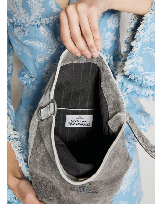 Vivienne Westwood Blue Sam Medium Shoulder Bag