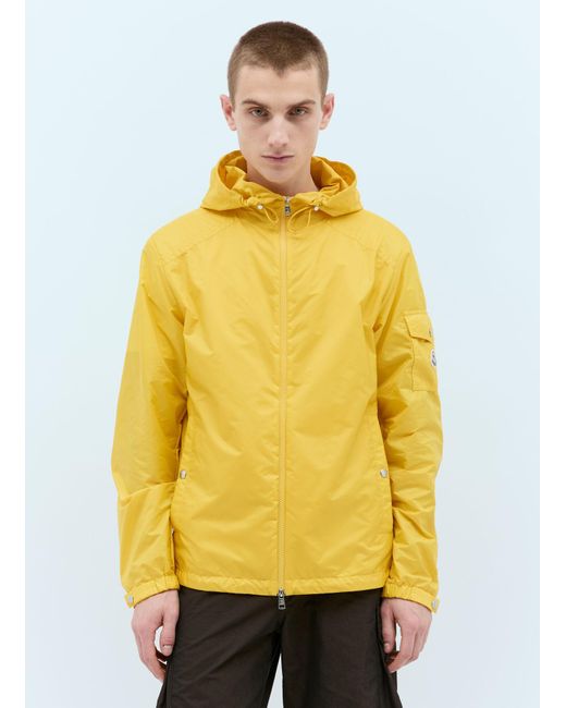 Moncler Yellow Etiache Hooded Jacket for men